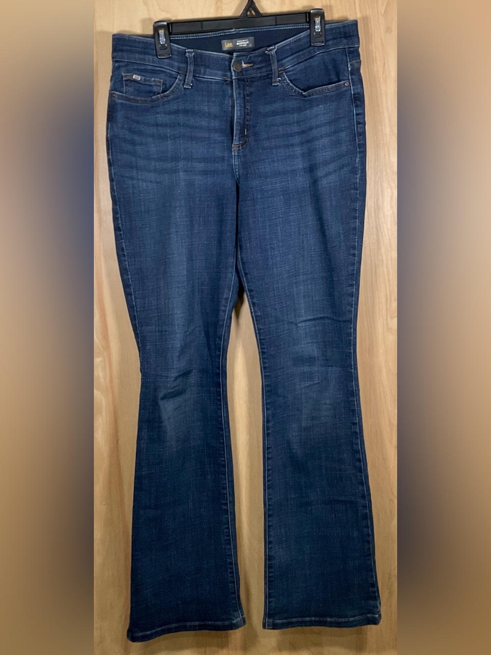 Lee Regular Fit Bootcut Mid-Rise Flex Motion 12 Long Jeans - EUC